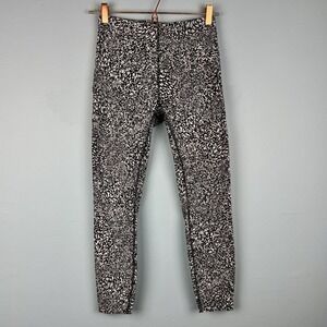 Lululemon InStill High-Rise Tight 25" Warped Grain‎ Alpine White Black Size 6